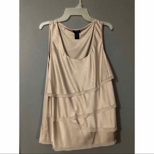 2 Ann Taylor sleeveless tops size L